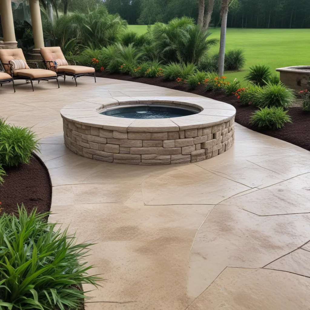 Crafting Outdoor Oases: Stamped Concrete Patios in Ocala, FL