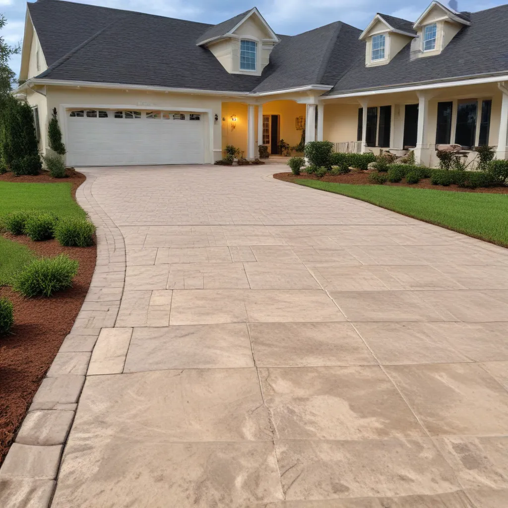 Enhancing Concrete Driveways: Stamped Concrete Solutions in Ocala