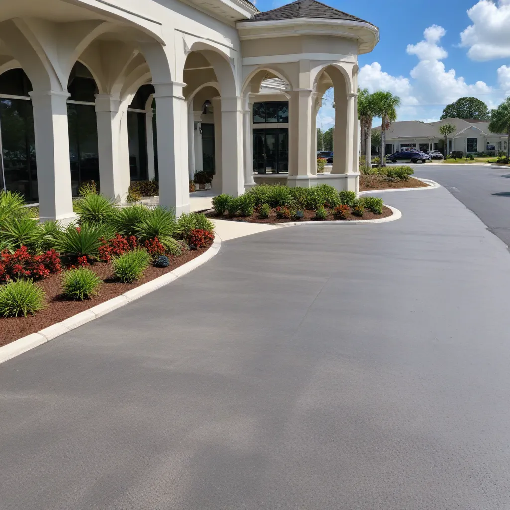 Enhancing Ocala’s Commercial Curb Appeal with Customized Concrete Finishes