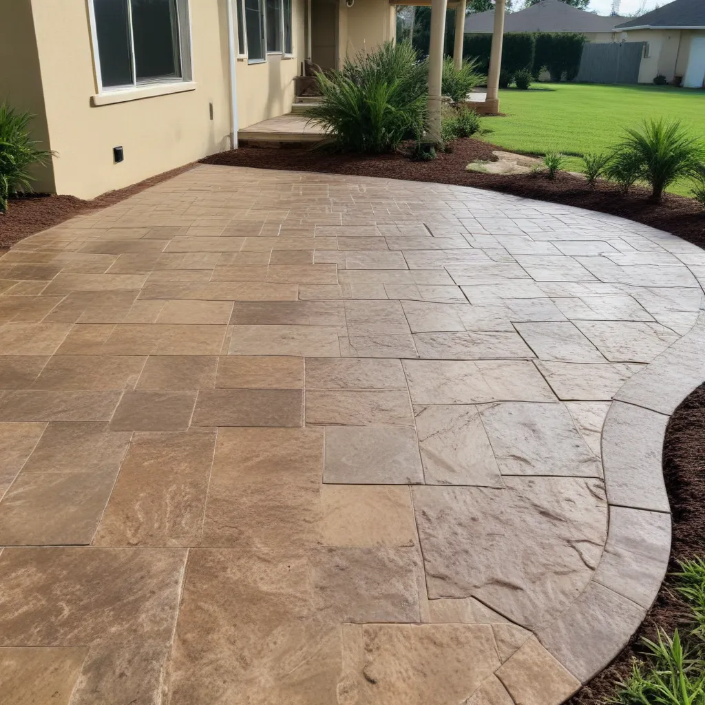 Outdoor Oasis Transformation: Stamped Concrete Artistry in Ocala