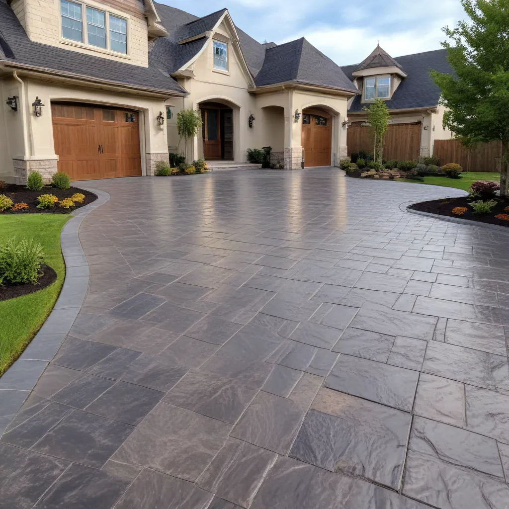 Redefining Curb Appeal with Stunning Stamped Concrete Driveways