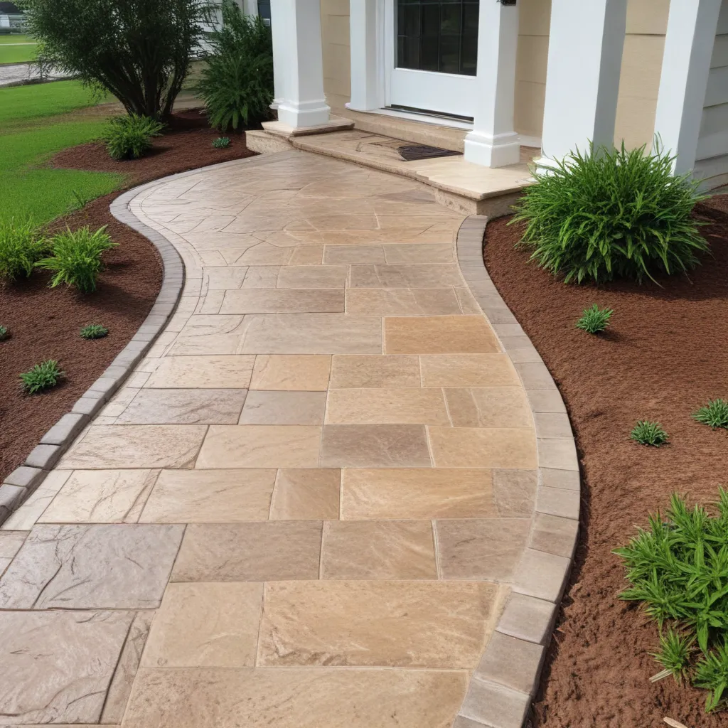 Stamped Concrete Walkways: Elevating the Entryways of Ocala Homes