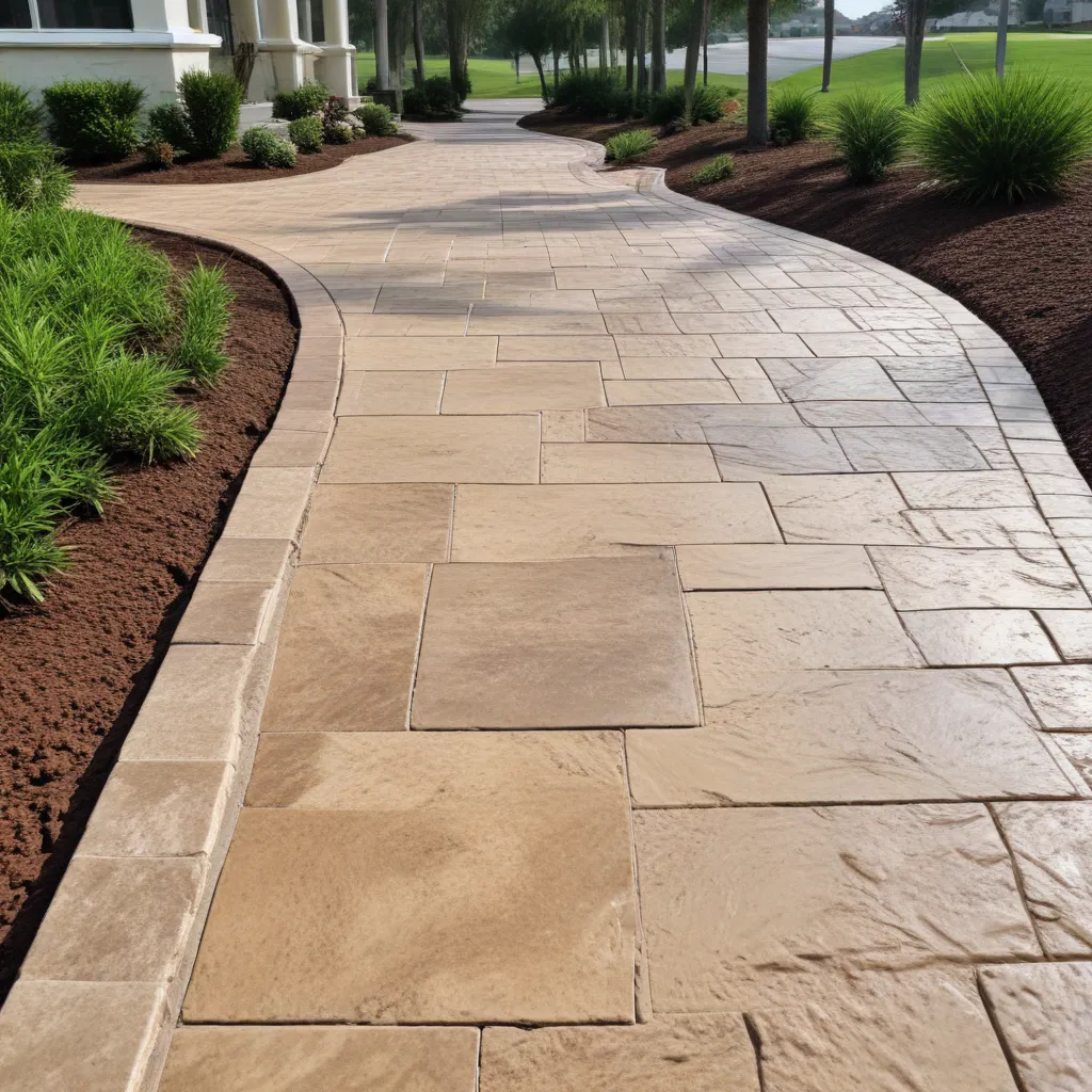 Stamped Concrete Walkways: Enhancing Curb Appeal in Ocala Neighborhoods